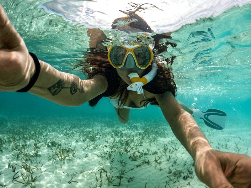 Kids' snorkel set